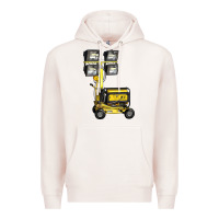 Pale Pink Towable Light Towers Premium Hoodie - LillyAllenDesigns