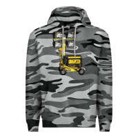 Slate Camo Towable Light Towers Premium Hoodie - LillyAllenDesigns
