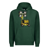 Sports Green Towable Light Towers Premium Hoodie - LillyAllenDesigns