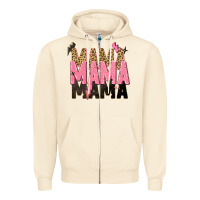 Sandshell mama mama mama lightning bold Zipper Hoodie - Zillion Design Studio