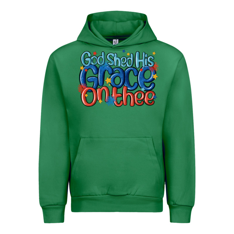 God Shed His Grace On The Thee Urban Hoodie by MaliasSmallBusiness | Teevron