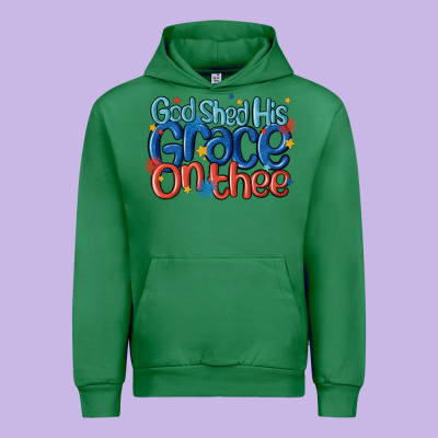 God Shed His Grace On The Thee Urban Hoodie Designed By Maliassmallbusiness