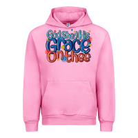 Fuchsia Pink god shed his grace on the thee Urban Hoodie - MaliasSmallBusiness