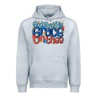Heather Grey god shed his grace on the thee Urban Hoodie - MaliasSmallBusiness