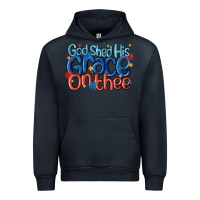 Navy god shed his grace on the thee Urban Hoodie - MaliasSmallBusiness