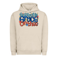 Pigment French Oak god shed his grace on the thee Urban Hoodie - MaliasSmallBusiness