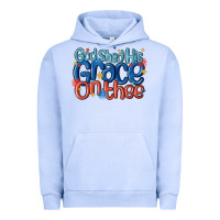 Pigment Grape Ice god shed his grace on the thee Urban Hoodie - MaliasSmallBusiness