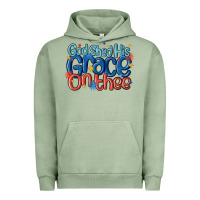 Pigment Oil Green god shed his grace on the thee Urban Hoodie - MaliasSmallBusiness