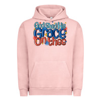Pigment Salmon god shed his grace on the thee Urban Hoodie - MaliasSmallBusiness