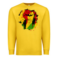 Lemon juneteenth fist Premium Sweatshirt - HRA Design Shop