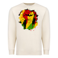 Sandshell juneteenth fist Premium Sweatshirt - HRA Design Shop