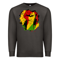 Smoke juneteenth fist Premium Sweatshirt - HRA Design Shop