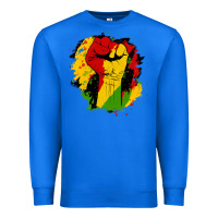 True Royal juneteenth fist Premium Sweatshirt - HRA Design Shop
