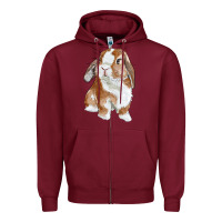 Cute Bunny Zipper Hoodie | Teevron