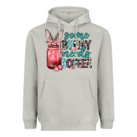 Moon Dust Some Bunny needs coffee Heavyweight Hoodie - Neo Western