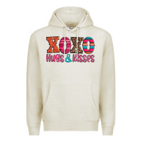 Oatmeal Heather xoxo hugs and kisses Premium Hoodie - Jasminsmagicworld