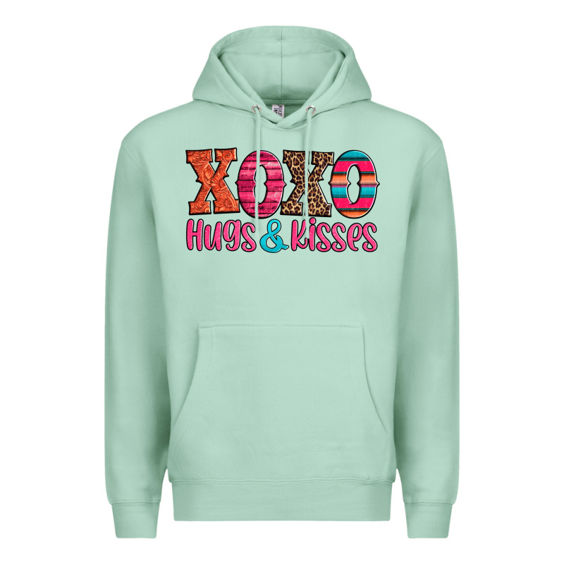 Xoxo Hugs And Kisses Premium Hoodie by Jasminsmagicworld | Teevron