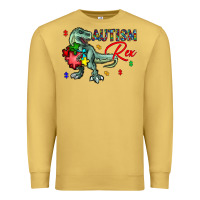 Antique Gold autism rex Premium Sweatshirt - CowhideDigitalArt