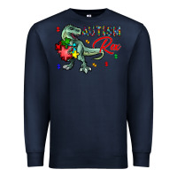 Navy autism rex Premium Sweatshirt - CowhideDigitalArt