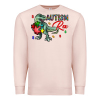 Pale Pink autism rex Premium Sweatshirt - CowhideDigitalArt