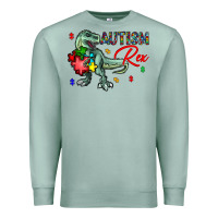 Seafoam autism rex Premium Sweatshirt - CowhideDigitalArt