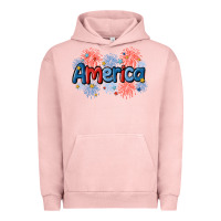 Pigment Salmon America Urban Hoodie - MaliasSmallBusiness