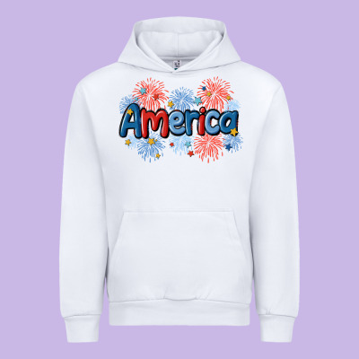 America Urban Hoodie Designed By Maliassmallbusiness