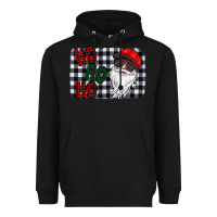Black ho ho ho Heavyweight Hoodie - CowhideDigitalArt