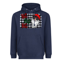 Navy ho ho ho Heavyweight Hoodie - CowhideDigitalArt