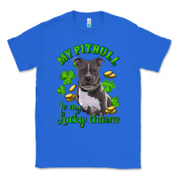 True Royal St. Patrick's Day My Pitbull Is My Lucky Charm Classic Tee - RanaPortraitStore