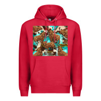Cardinal astec cowhide highlands cow Premium Hoodie - BarkalooDesign