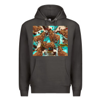 Smoke astec cowhide highlands cow Premium Hoodie - BarkalooDesign