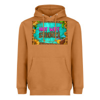 Hot Wife Summer Skinny Metal Can Holder Heavyweight Hoodie | Teevron