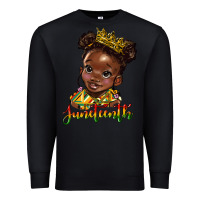 Black juneteenth black girl Premium Sweatshirt - HRA Design Shop