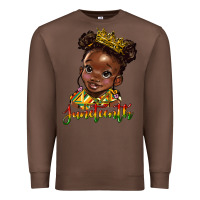 Chestnut juneteenth black girl Premium Sweatshirt - HRA Design Shop