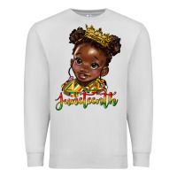Dove Grey juneteenth black girl Premium Sweatshirt - HRA Design Shop