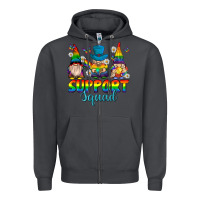 Smoke support squad pride gnomies Zipper Hoodie - texasbilliewilder