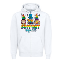 White support squad pride gnomies Zipper Hoodie - texasbilliewilder