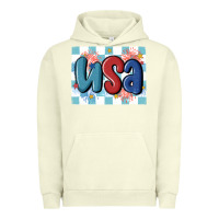 Pigment Pistachio usa retro Urban Hoodie - MaliasSmallBusiness