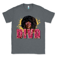 Charcoal Heather diva Classic Tee - Zillion Design Studio