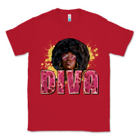 Red diva Classic Tee - Zillion Design Studio