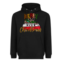 Black merry christmas Heavyweight Hoodie - CowhideDigitalArt