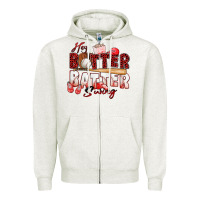 Oatmeal Heather hey batter batter swing baseball Zipper Hoodie - Zillion Design Studio