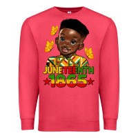 Cardinal juneteenth 1865 black boy Premium Sweatshirt - HRA Design Shop