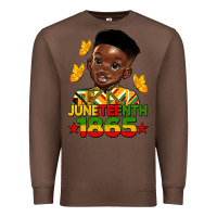 Chestnut juneteenth 1865 black boy Premium Sweatshirt - HRA Design Shop
