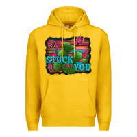 Lemon stuck on you heart cactus serape leopard background Premium Hoodie - Jasminsmagicworld