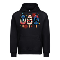 Black usa popsicles Urban Hoodie - MaliasSmallBusiness