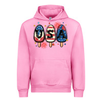 Fuchsia Pink usa popsicles Urban Hoodie - MaliasSmallBusiness