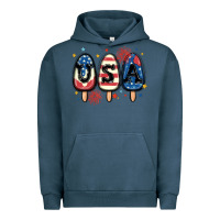 Pigment Midnight Navy usa popsicles Urban Hoodie - MaliasSmallBusiness