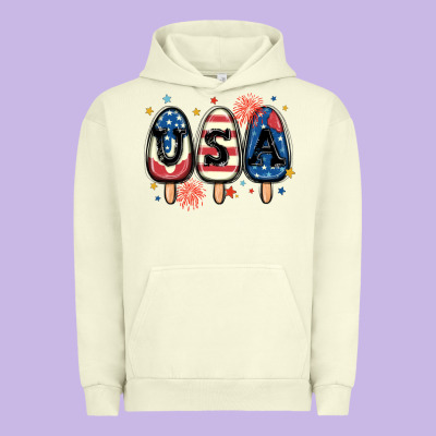 Usa Popsicles Urban Hoodie Designed By Maliassmallbusiness